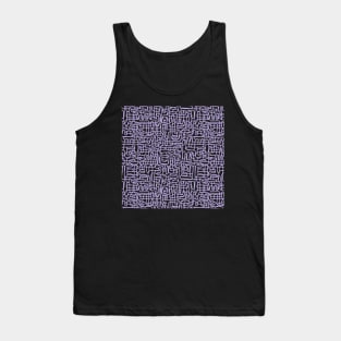 One Line - Purple Tank Top